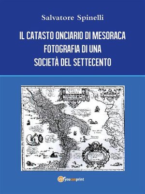 cover image of Il catasto onciario di Mesoraca. Fotografia di una società del Settecento